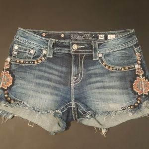 Miss me Aztec shorts